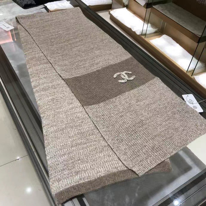 CC Scarf 200 CM In Brown Cashmere 416774