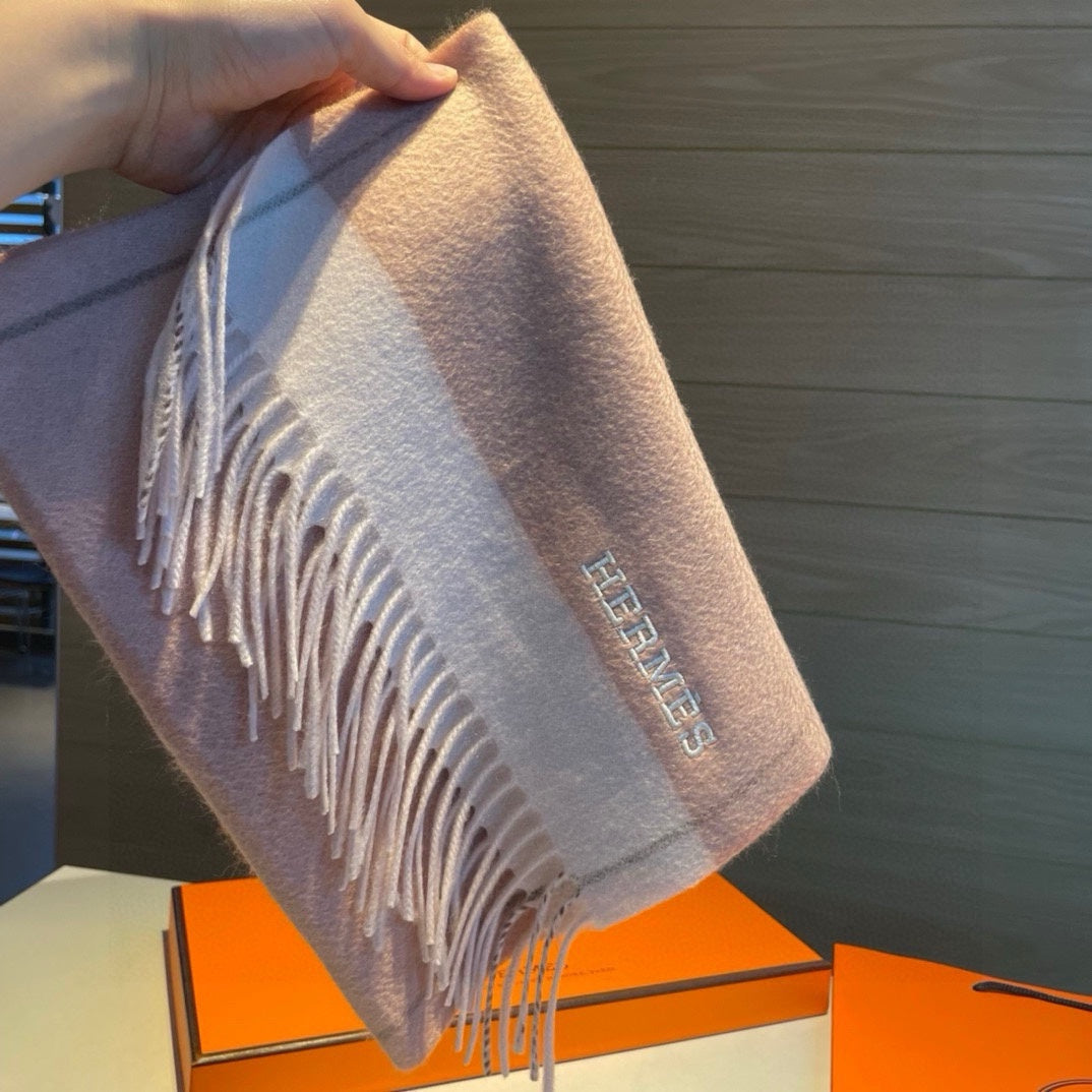 Scarf 180 CM In Pink Mix Light Pink Cashmere  398202