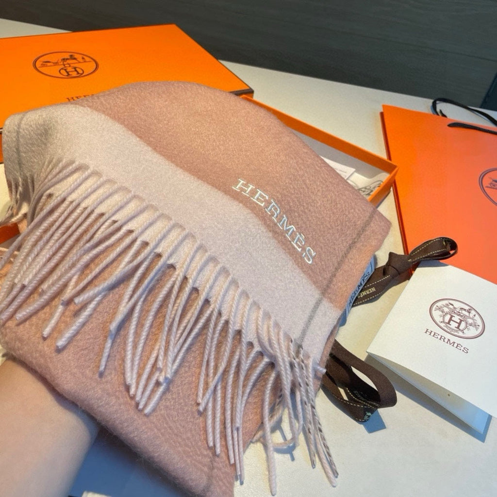 Scarf 180 CM In Pink Mix Light Pink Cashmere  398202