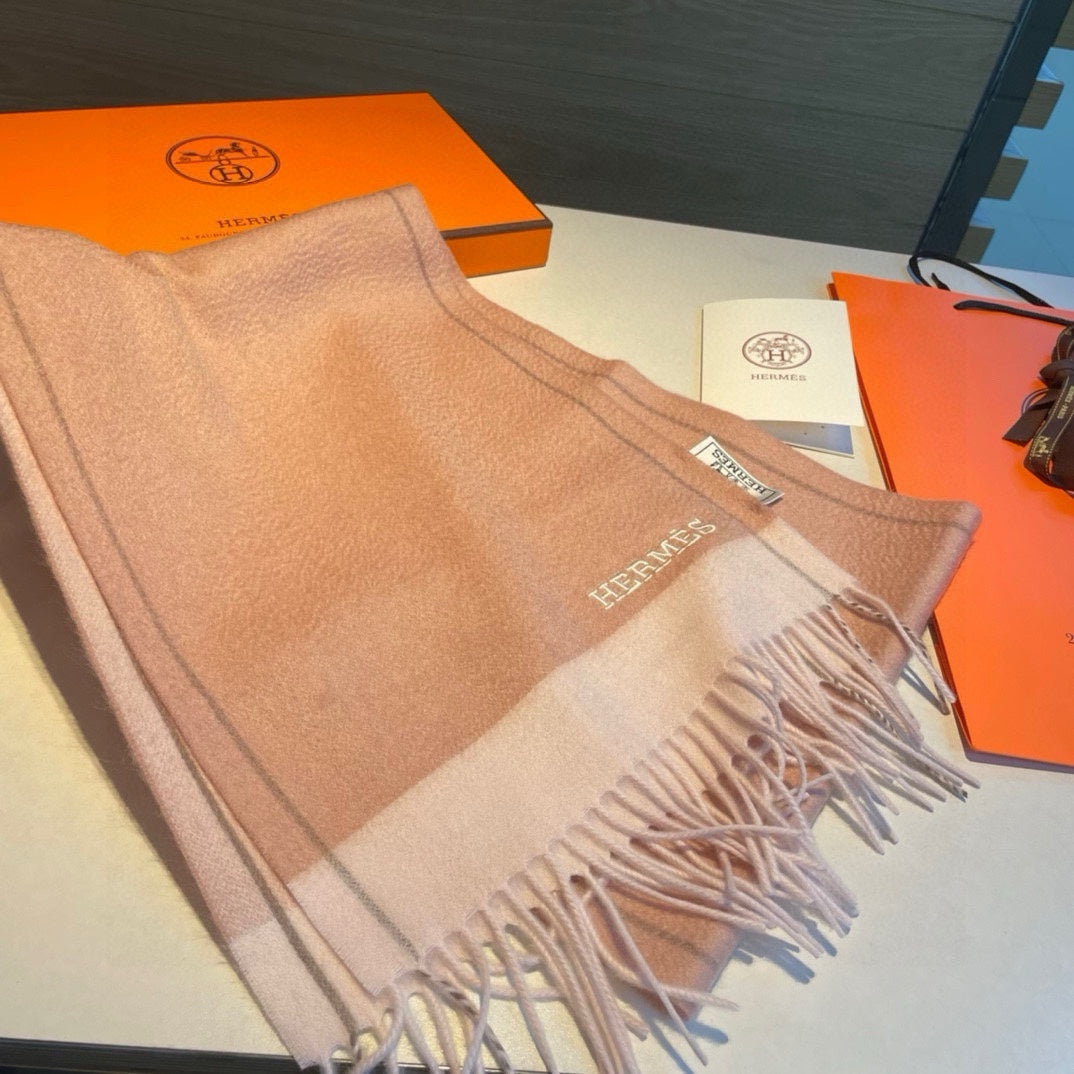 Scarf 180 CM In Pink Mix Light Pink Cashmere  398202