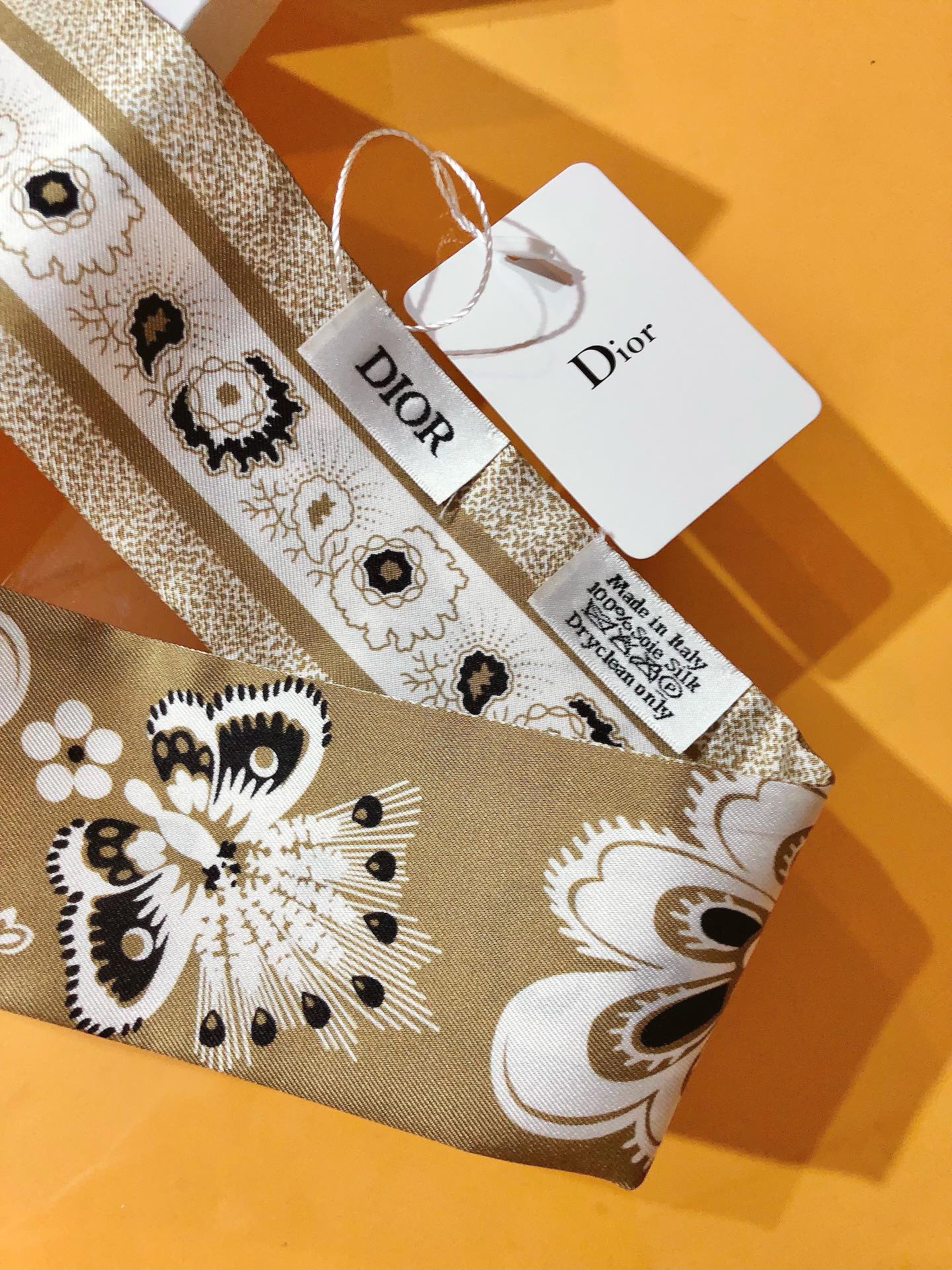 CD 26s Scarf 105cm In Silk 314838