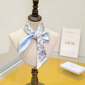 CD 26s Scarf 105cm In Silk 305884