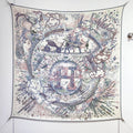 HM Connecting 140 CM White Colorful Cashmere and Silk 293096