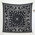 CC 25 Scarf 140CM Black Cashmere 293090
