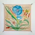 HM Eternal Bouquet 90 CM Beige Colorful Cashmere and Silk 293073