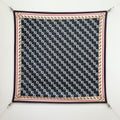 Fendi Scarf 90x90 Black Colorful Twill Silk 198477
