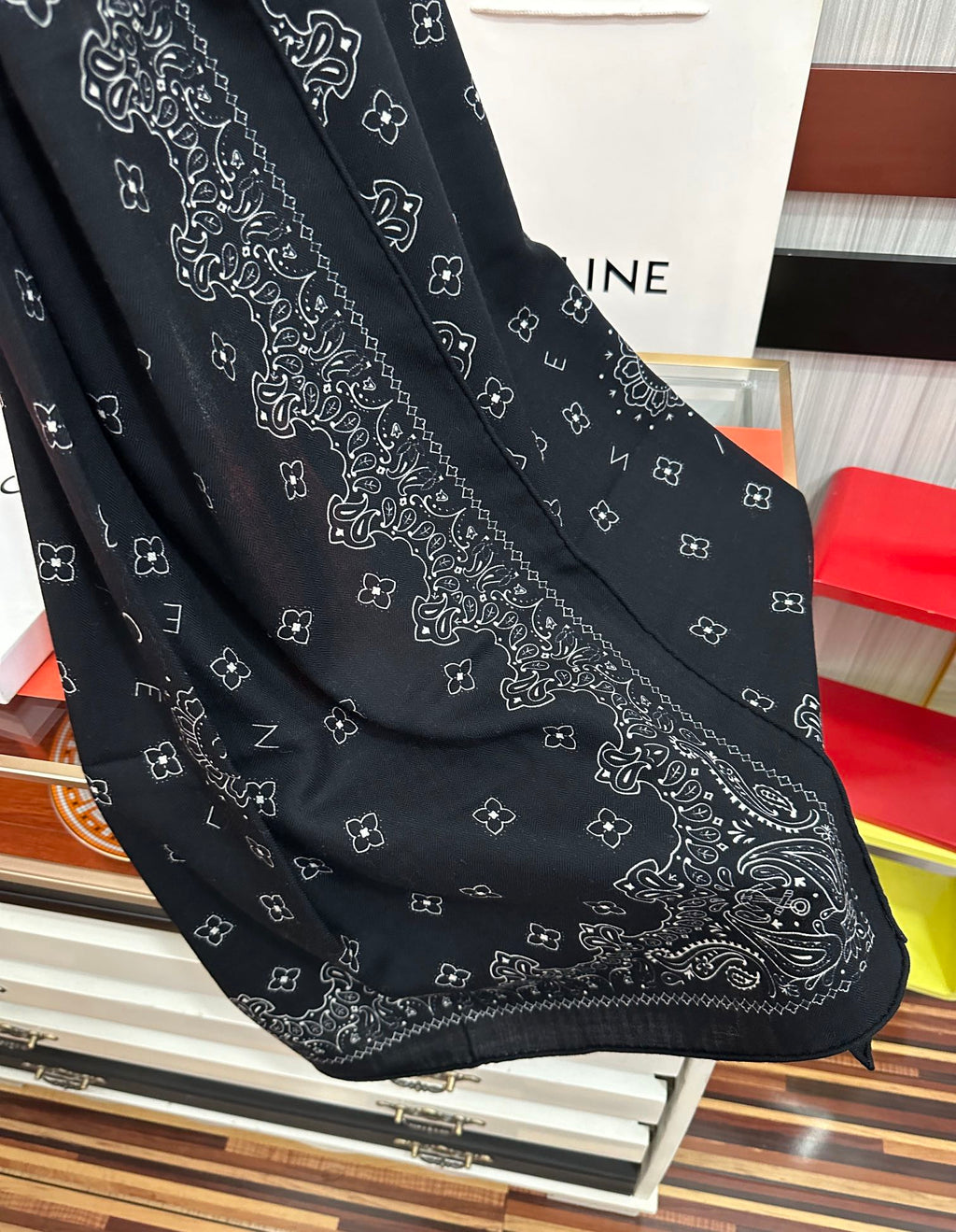 CL Scarf 65x185cm Black Cashmere 286305