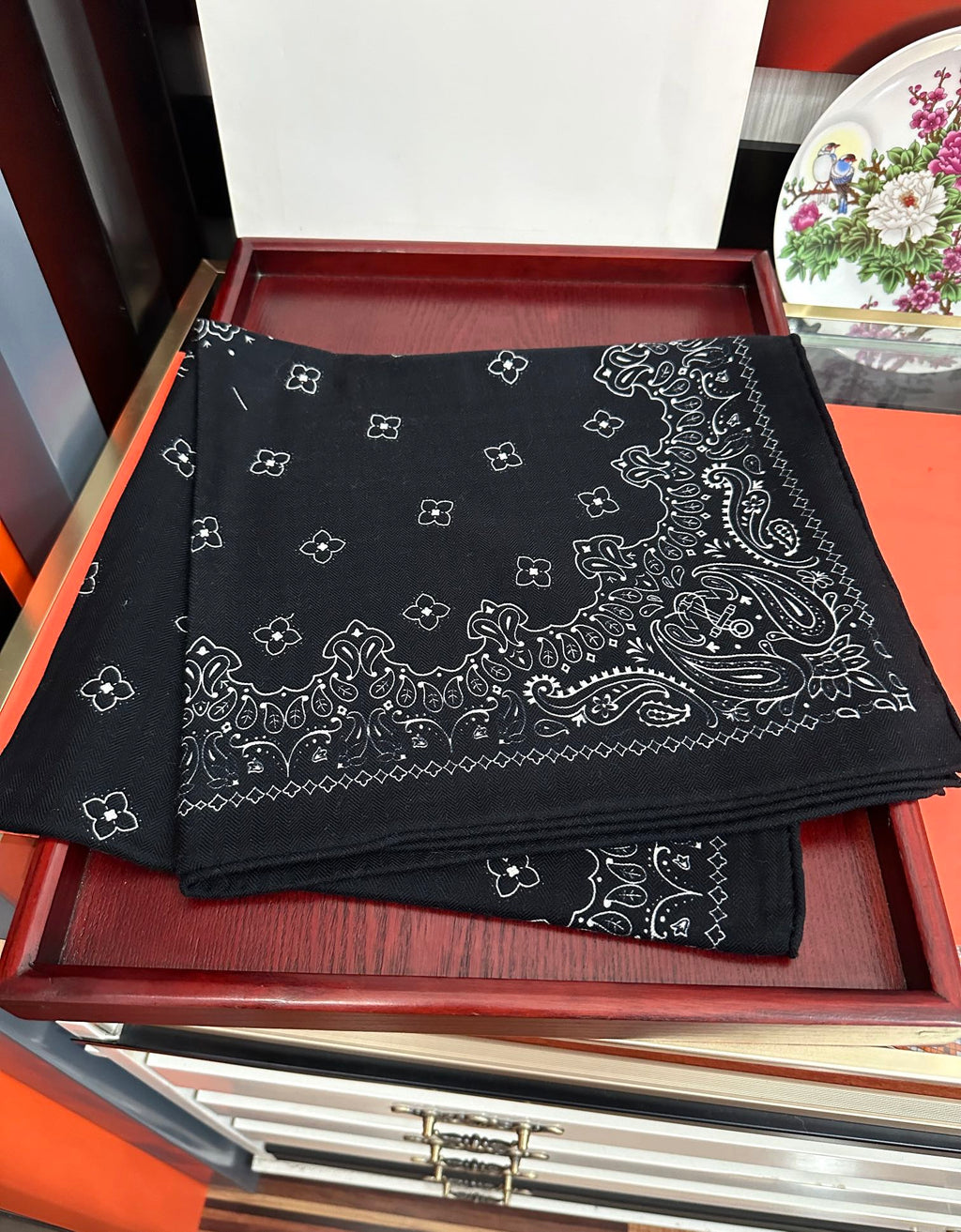 CL Scarf 65x185cm Black Cashmere 286305