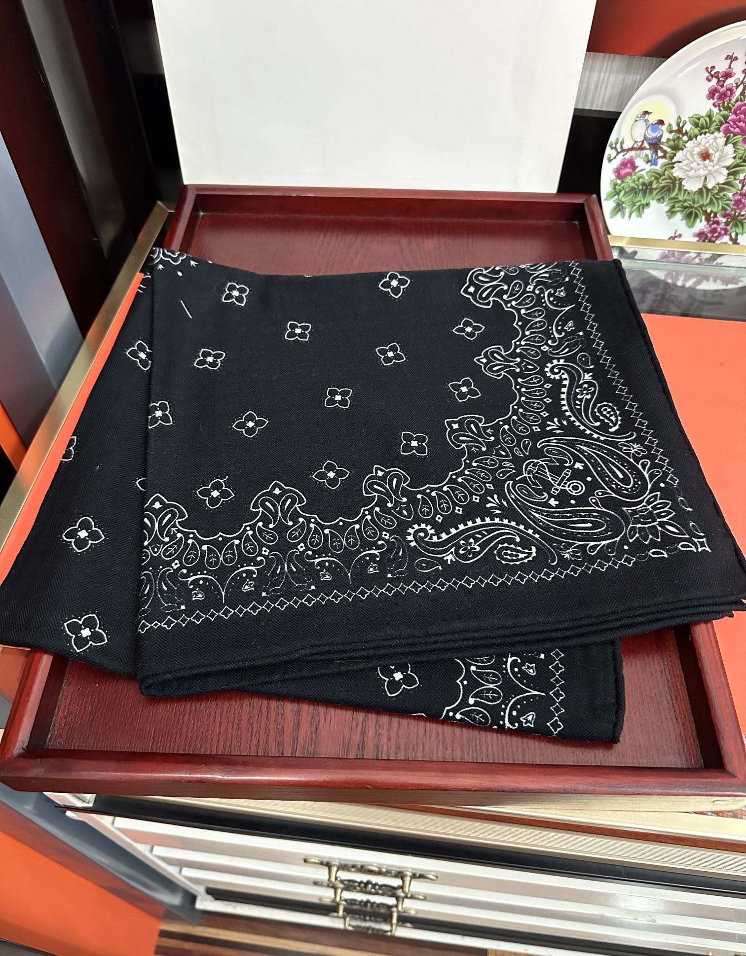 CL Scarf 65x185cm Black Cashmere 286305