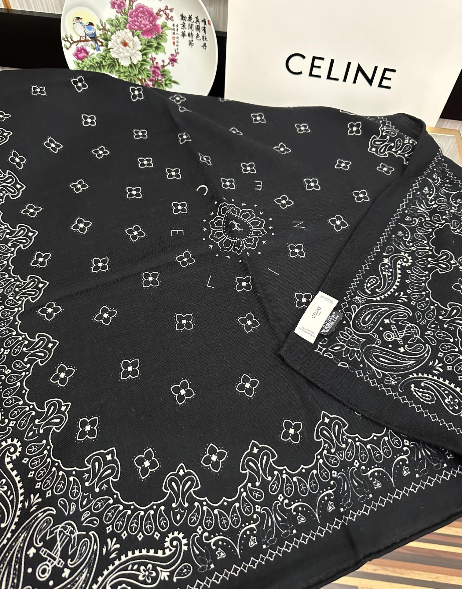 CL Scarf 65x185cm Black Cashmere 286305