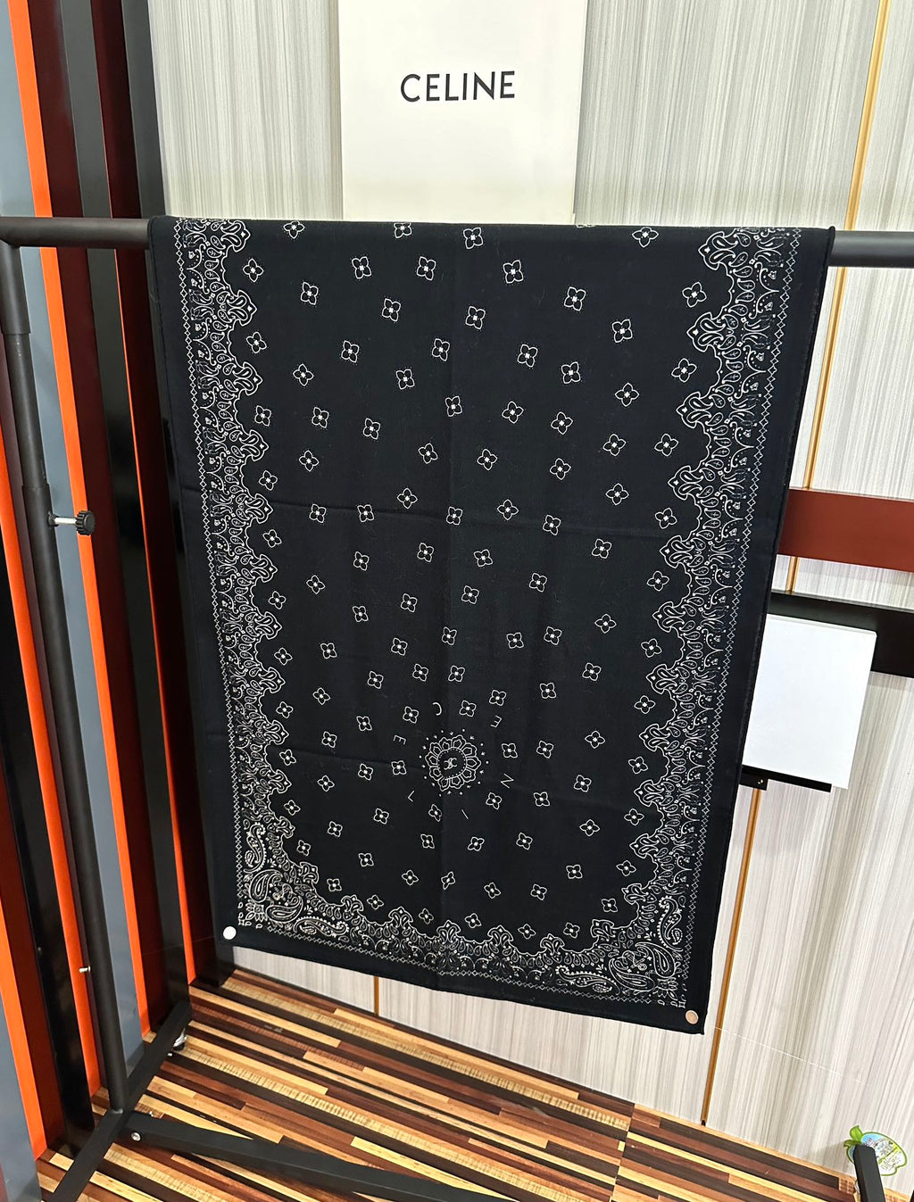 CL Scarf 65x185cm Black Cashmere 286305