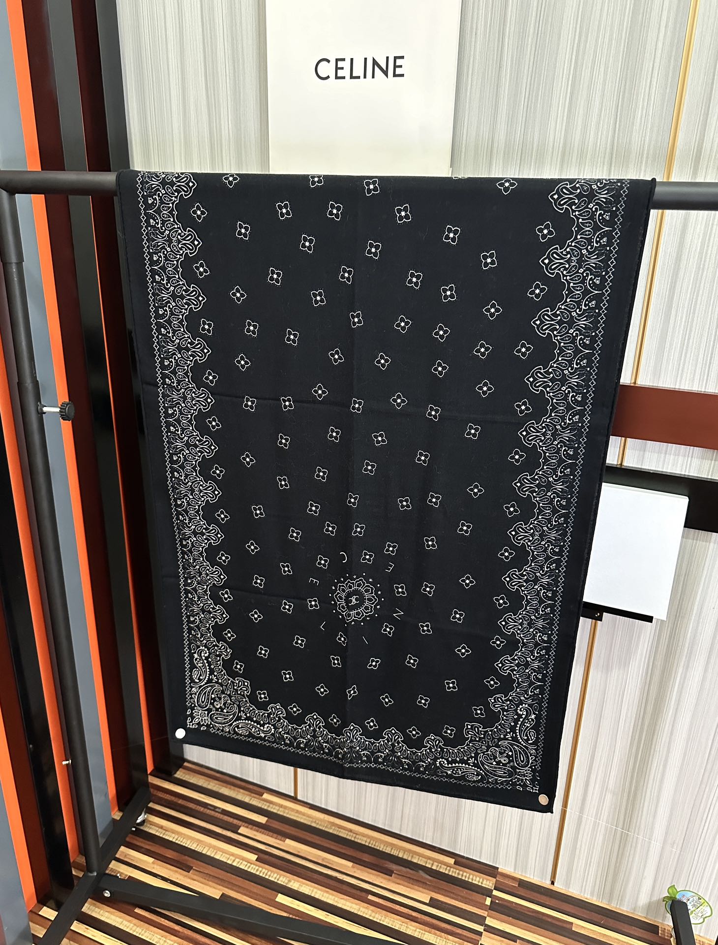 CL Scarf 65x185cm Black Cashmere 286305