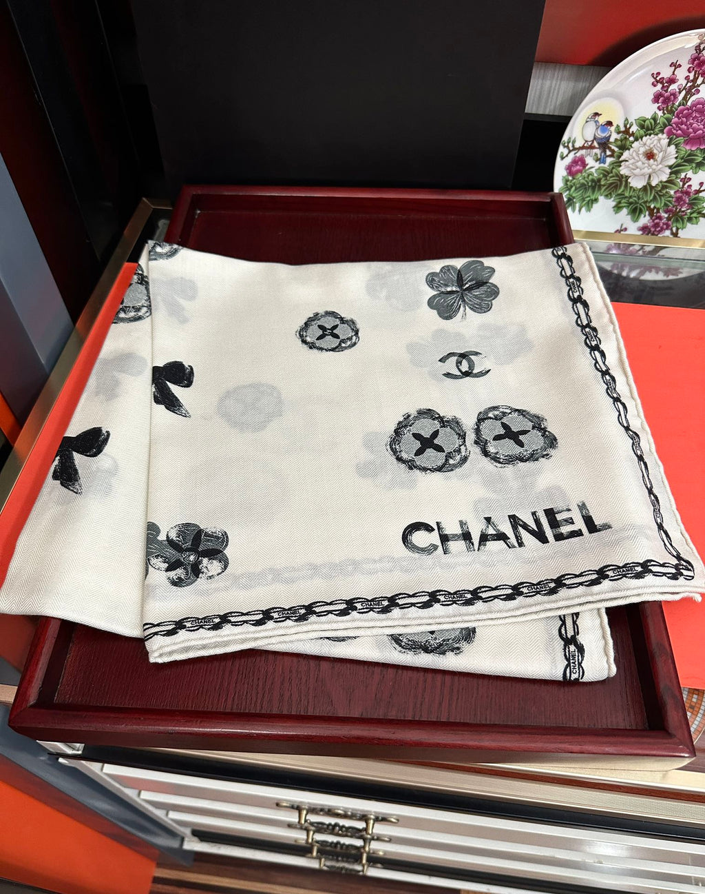 CC Scarf 65x185cm White Cashmere 286306