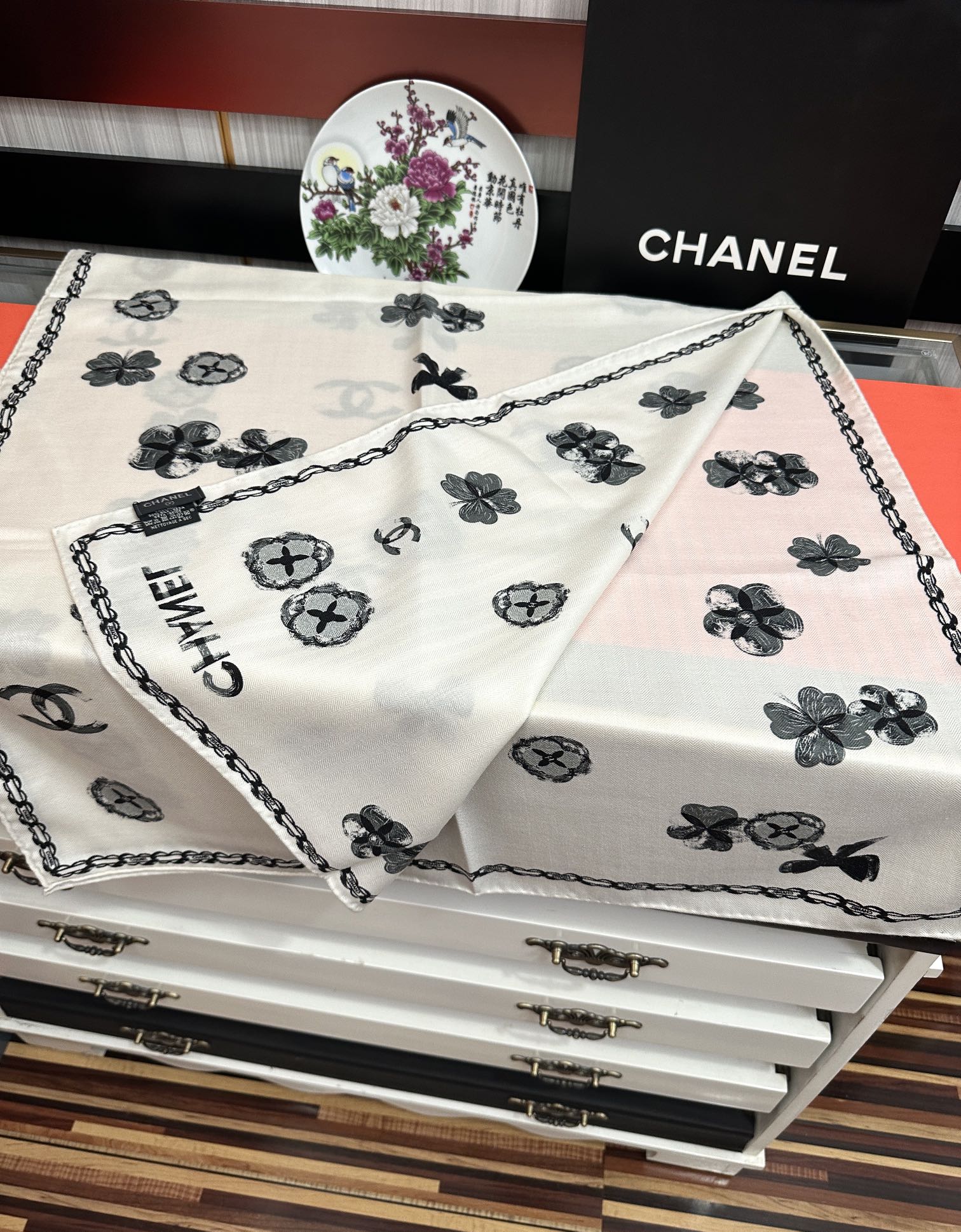 CC Scarf 65x185cm White Cashmere 286306