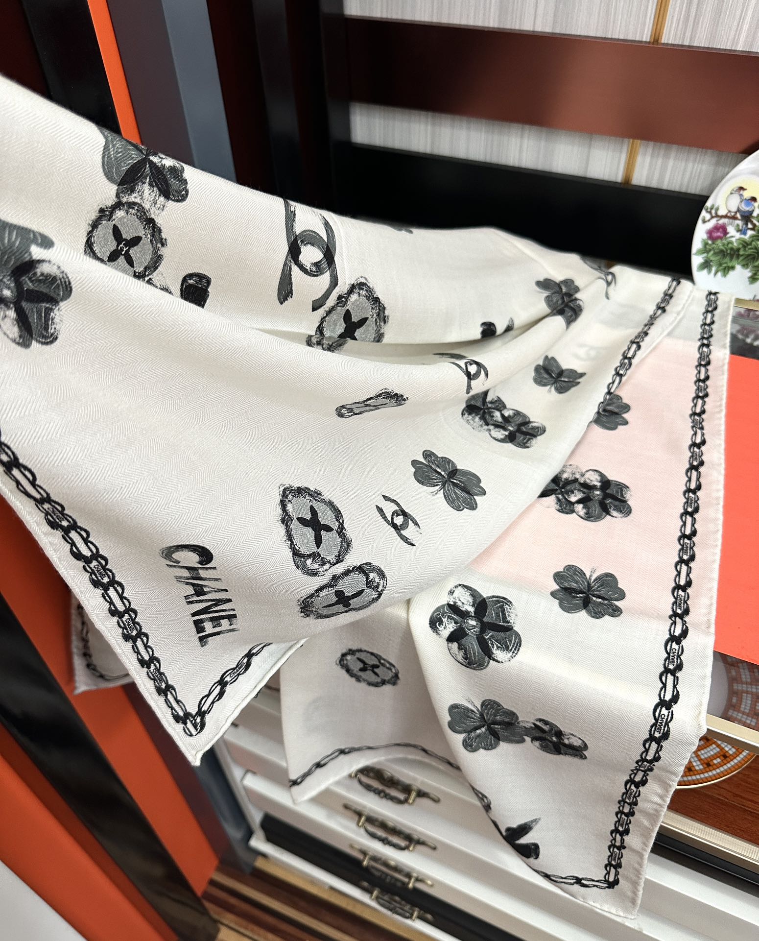 CC Scarf 65x185cm White Cashmere 286306