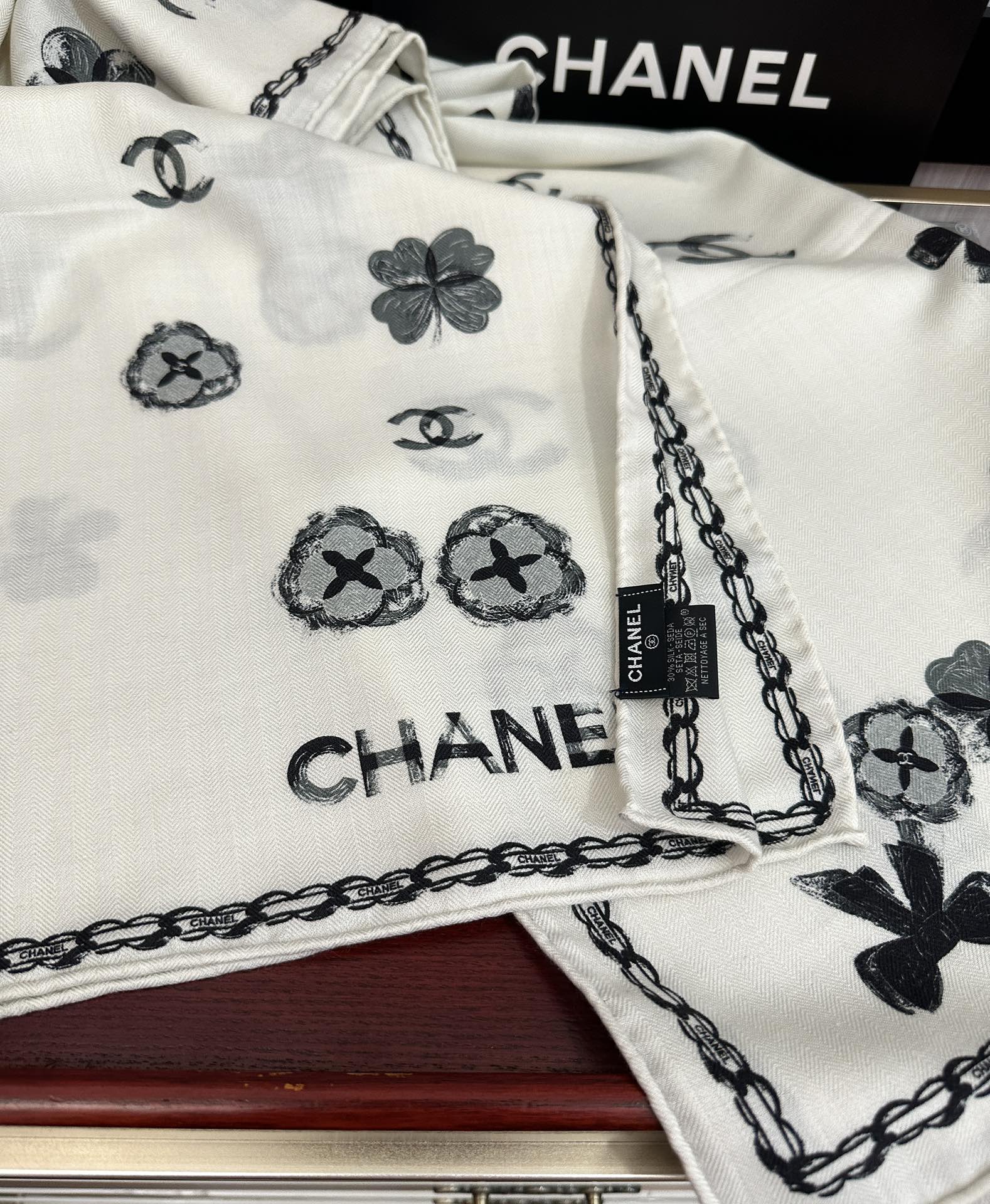 CC Scarf 65x185cm White Cashmere 286306