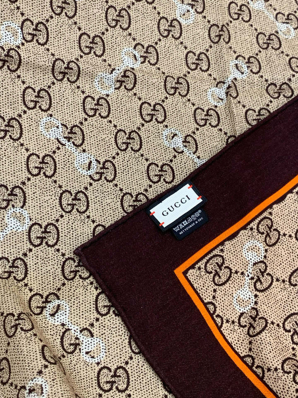 GG Classic 135CM Beige Brown Cashmere 287697