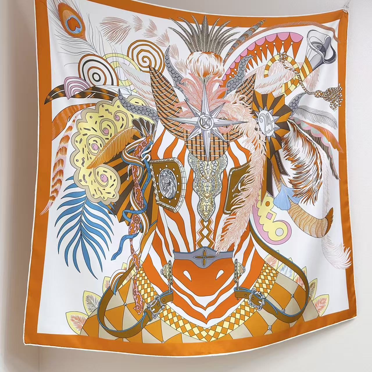 HM 26s Scarf 90 In Silk 303219
