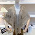CD 26s Scarf 140cm In Cashmere Silk 281271