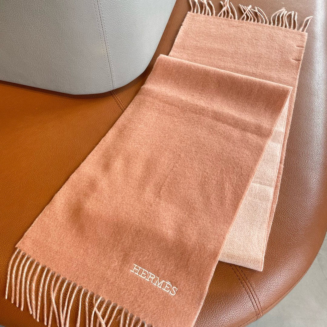 Scarf 180 CM In Pink Mix Light Pink Cashmere