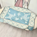 HM Avalon Blanket Clould Blue Mix Cream Cashmere Wool 875780