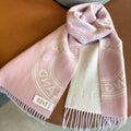 BBR Long Scarf 17CM Pink Calico Cashmere 150403