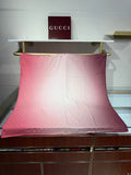 GG Fringe Scarf 90x90 Pink Silk Twill 203973