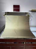 GG Fringe Scarf 90x90 Olive Silk Twill 203979