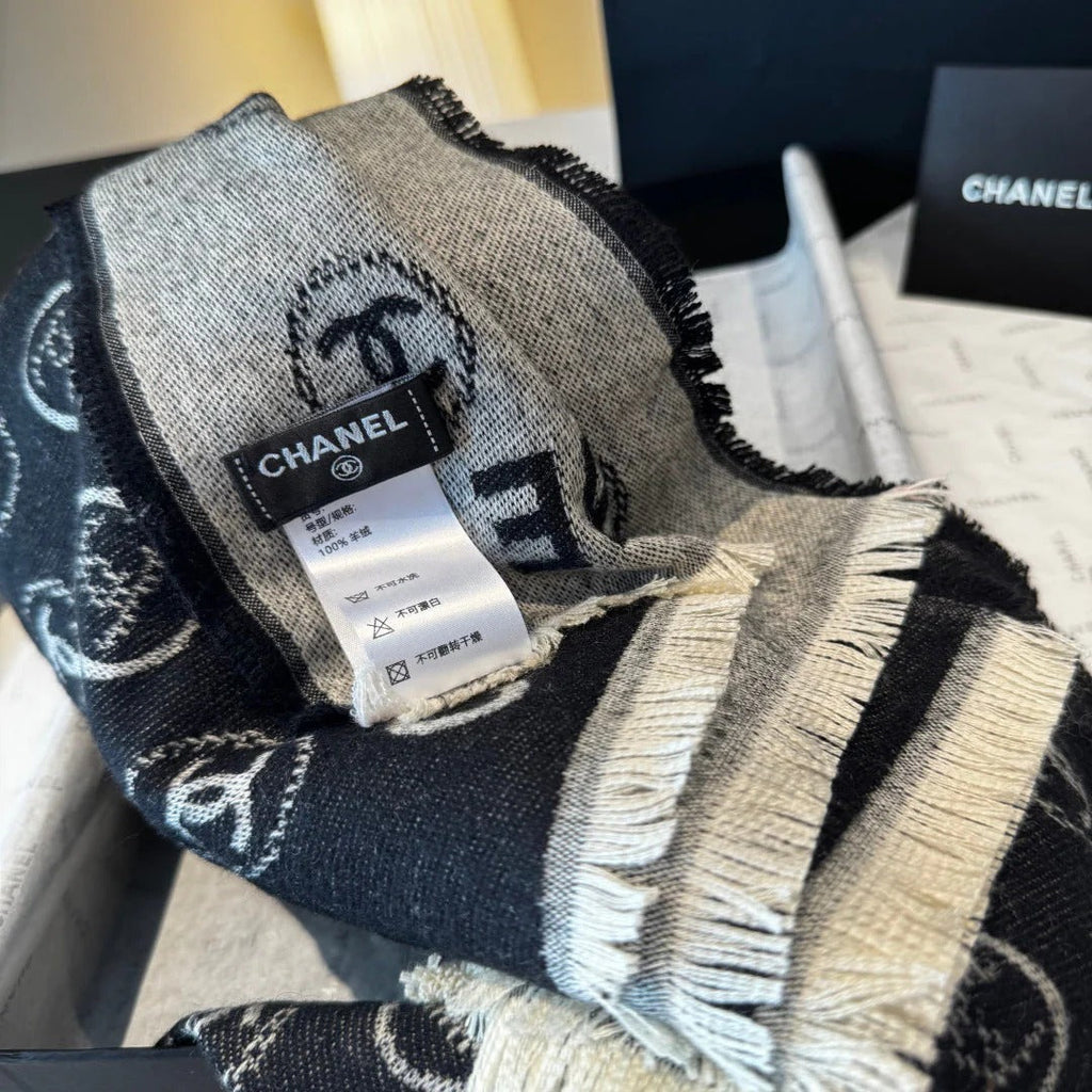 CHANEL 25S SCARF 200 CM IN CASHMERE 942945