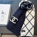 CHANEL 25S SCARF 180 CM IN WOOL CASHMERE 943031