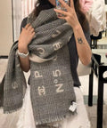 CHANEL 25S SCARF 194 CM IN CASHMERE 942900