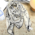 CHANEL 25S SCARF 140 CM IN CASHMERE SILK 943919