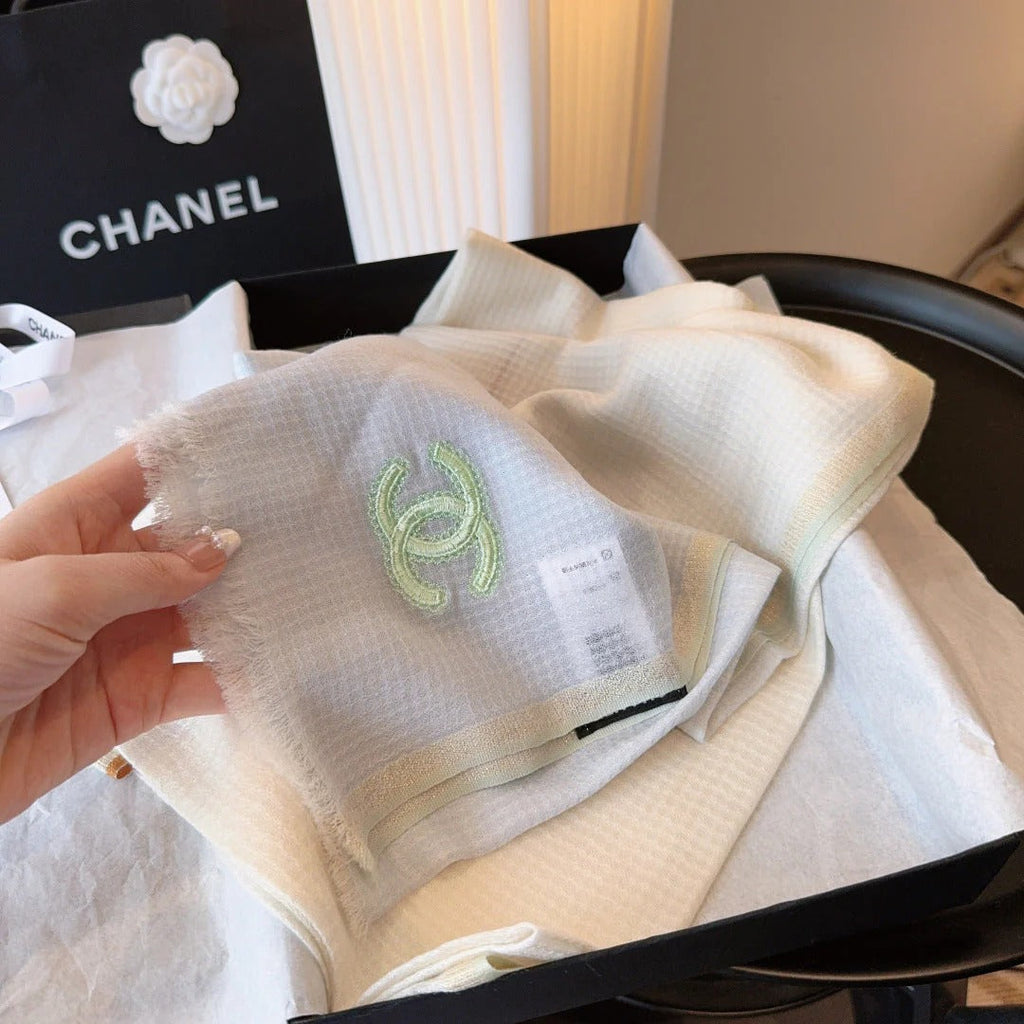 CHANEL 25S SCARF 200 CM IN CASHMERE 942961