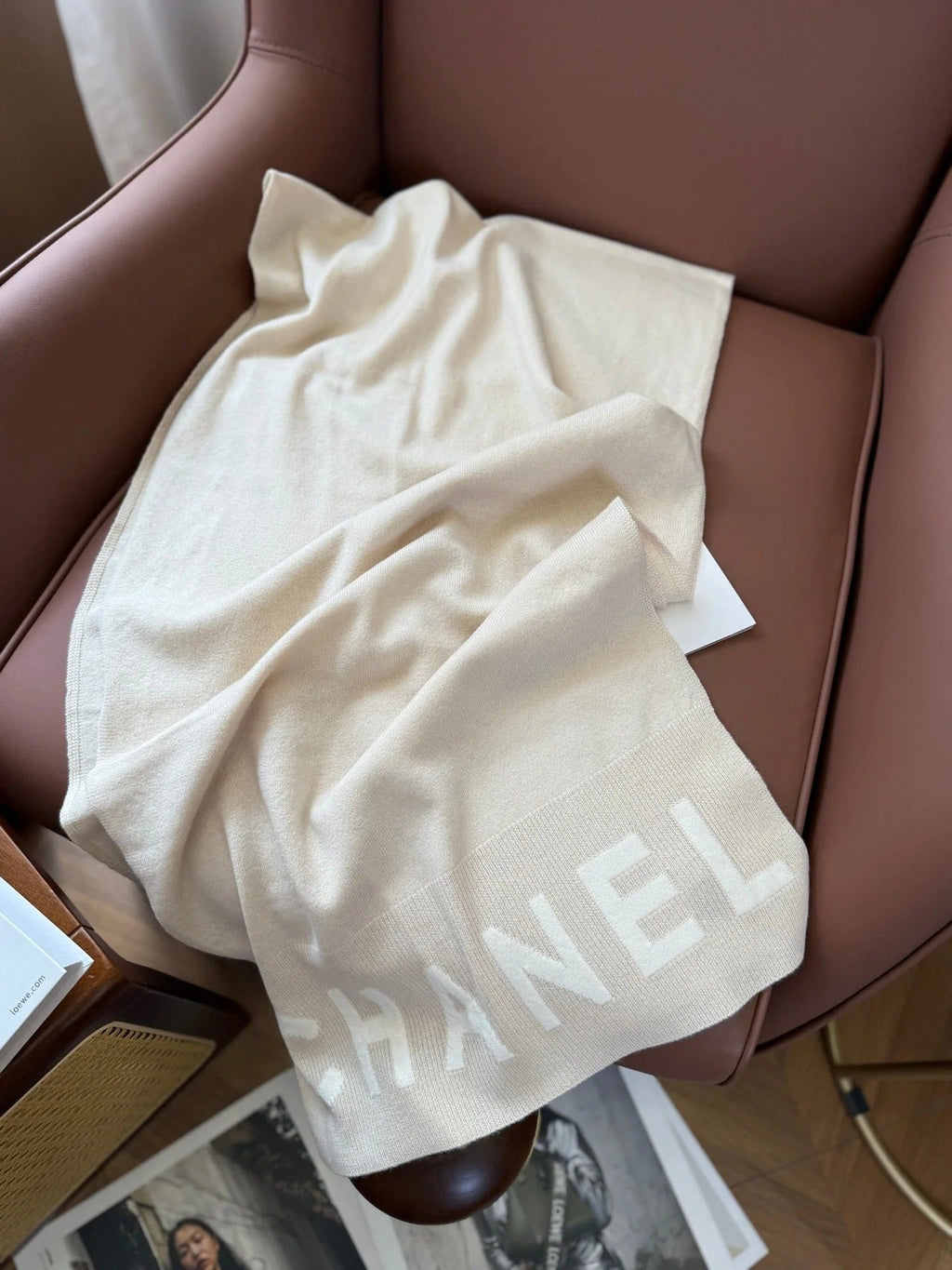 CHANEL 25S SCARF 170 CM IN CASHMERE 943079