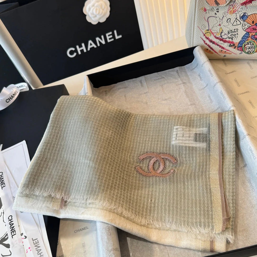 CHANEL 25S SCARF 200 CM IN CASHMERE 942959